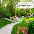 Dragonfly Clip Decoy – Colorful Motion Deterrent & Garden Ornament